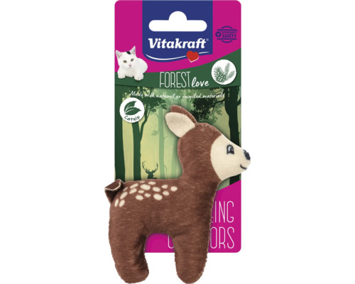Vitakraft Forest Love jeleň hračka pre mačky