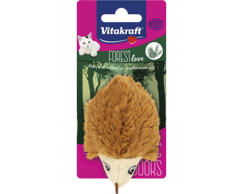 Hračka pre mačky Vitakraft ježko Forest Love v balení
