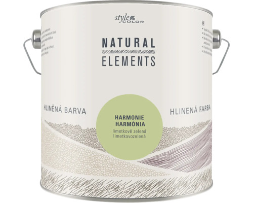 StyleColor NATURAL ELEMENTS ílovej farby bez konzervantov 2,5 l Harmónia