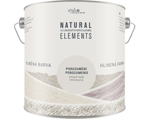 StyleColor NATURAL ELEMENTS ílovej farby bez konzervantov 2,5 l Porozumenie