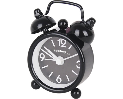 Analógový budík so zvončekmi