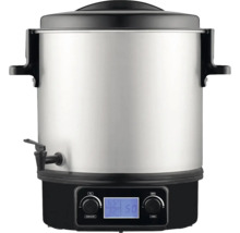 Zavárací hrniec s digitálnym ovládaním a výpustným kohútikom