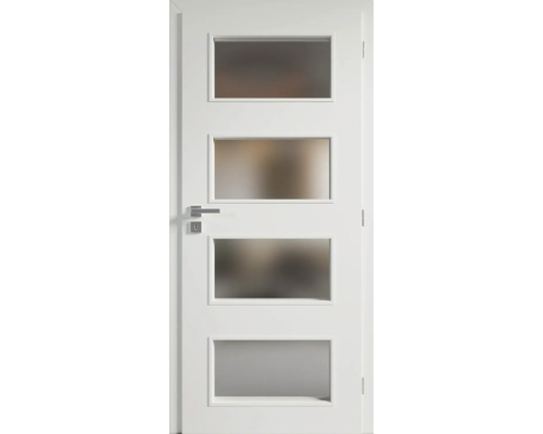 Interiérové ​​dvere biele ZENIT 28 60 P CPL presklené