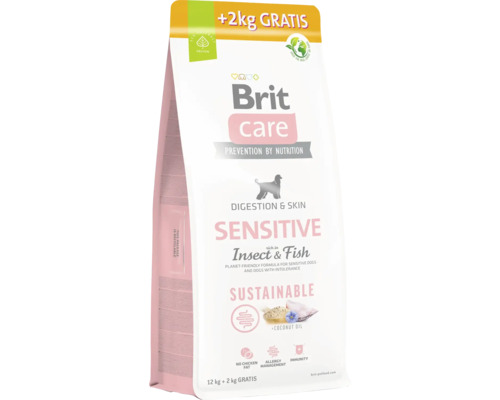 Granule pre psov Brit Care Sensitive 12+2 kg