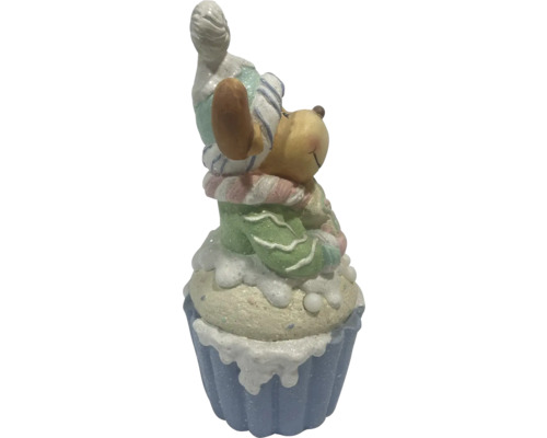 Dekoratívna figúrka cupcake s medvedíkom