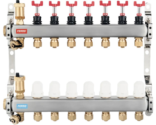 Rozdeľovač s regulačným šróbením Ferro SN-RZP07S