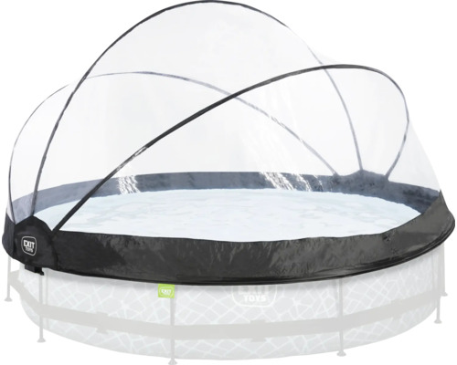 Zastrešenie bazéna Framepool EXIT Ø 360 cm transparentné Kryt bazéna pre bazén