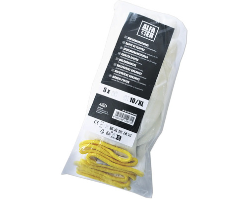 Balenie piatich maliarskych rukavíc veľkosti 10 alebo XL