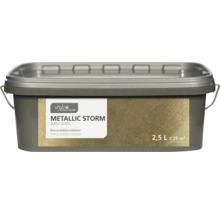 Vedro metalickej farby zlatej, 2,5 litra
