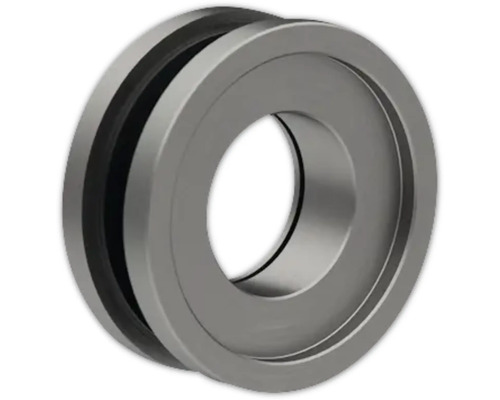 Mušľový úchyt Pertura Olai okrúhly s otvorom Kruhový tesniaci krúžok z kovu a gumy