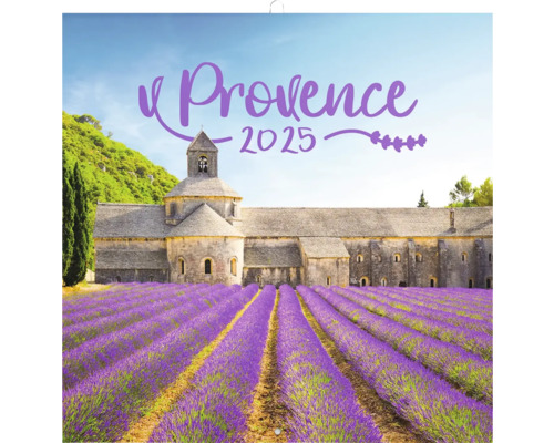 Poznámkový kalendár Provence 2025 voňavý