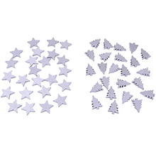 Ozdobné hviezdy a vianočné stromčeky pre domácich majstrov