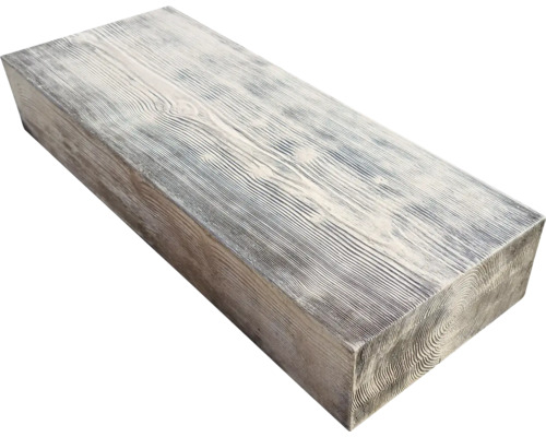 Betónový schod Bark 90 x 35 x 15 cm hnedý Drevená doska s kresbou dreva