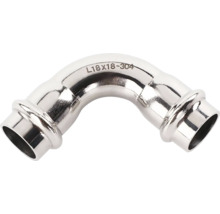 Rohový konektor rúrky z nehrdzavejúcej ocele s nápisom L18x18-304