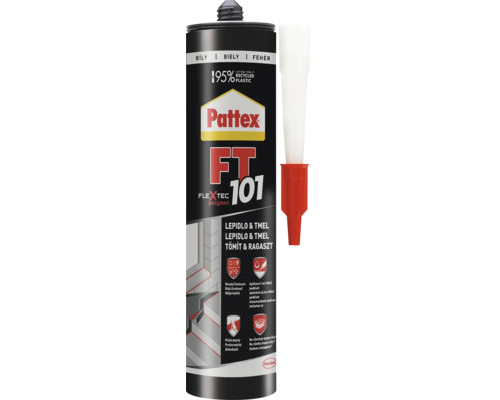 Lepiaci tmel Pattex FT101 biely 280 ml Lepiaci tmel Pattex FT101 biely 280 ml