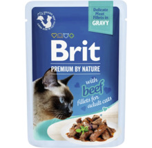 Brit Premium krmivo pre mačky s hovädzím mäsom pre dospelé mačky