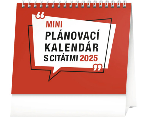 Stolový kalendár Plánovací s citátmi 2025