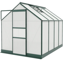 Skleník s otvorenými dverami a strešným oknom