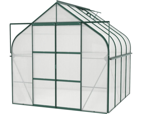 Skleník s otvorenými dverami