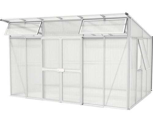 Skleník s oknami a dverami