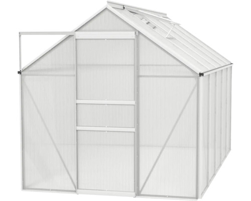 Skleník s otvorenými dverami