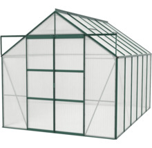 Skleník Vitavia Uranus 9900 polykarbonát 6 mm 257x383 cm zelený