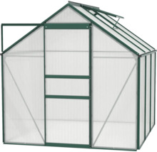 Skleník Vitavia Venus 3800 polykarbonát 4 mm 195x195 cm zelený