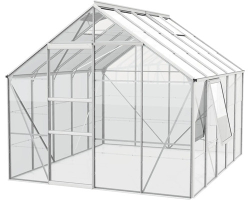 Skleník s hliníkovým rámom a oknami