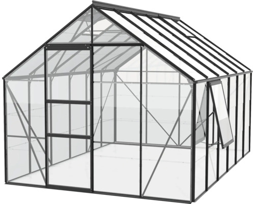 Skleník s hliníkovým rámom a sklom