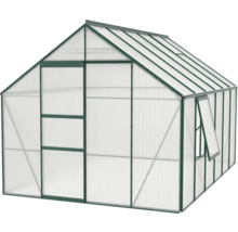 Skleník Vitavia Meridian 1 9900 polykarbonát 6 mm 257x383 cm zelený