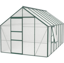 Skleník Vitavia Meridian 1 11500 polykarbonát 4 mm 257x445 cm zelený