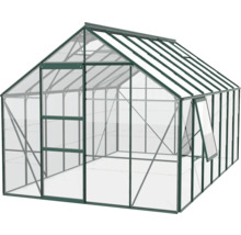 Skleník Vitavia Meridian 1 11500 sklenený 3 mm 257x445 cm zelený