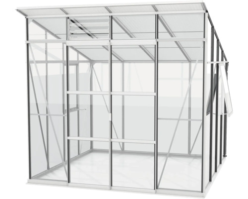 Skleník s oknom na vetranie