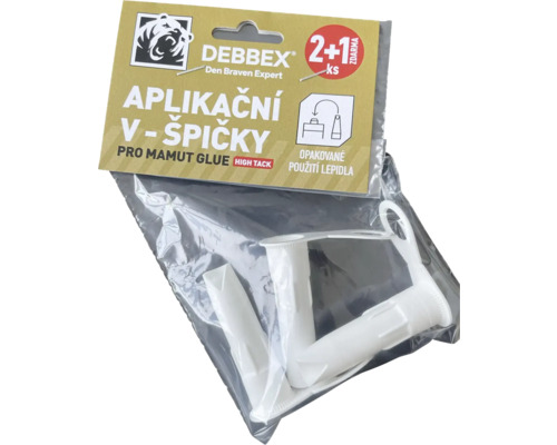 Aplikačné V-špičky Den Braven pre Mamut Glue 2+1 ks Logo Debbex Aplikačné V-špičky pre lepidlo Mamut v balení