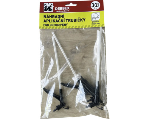 Náhradné aplikačné trubičky pre kombinovanú penu v plastovom vrecku