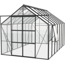 Skleník Vitavia Jupiter 11500 sklenený 3 mm 257x445 cm čierny