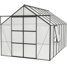 Skleník Vitavia Jupiter 11500 polykarbonát 6 mm 257x445 cm čierny