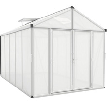 Skleník Vitavia Zeus Comfort 10000 polykarbonát 10 mm 258,4x390,8 cm hliník vr. podlahového rámu