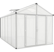 Skleník Vitavia Zeus Comfort 10000 polykarbonát 16 mm 258,4x390,8 cm hliník vr. podlahového rámu