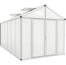 Skleník Vitavia Zeus Comfort 11900 polykarbonát 10 mm 258,4x465,2 cm hliník vr. podlahového rámu
