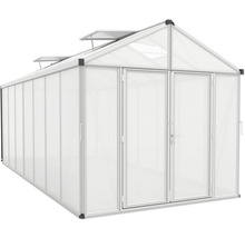 Skleník Vitavia Zeus Comfort 13800 polykarbonát 10 mm 258,4x539,6 cm hliník vr. podlahového rámu
