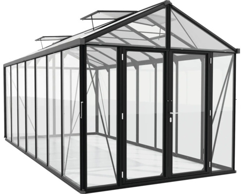 Skleník s oknami a dverami