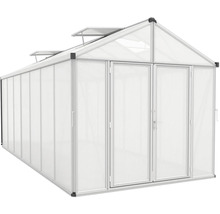 Skleník Vitavia Zeus Comfort 13800 polykarbonát 16 mm 258,4x539,6 cm hliník vr. podlahového rámu