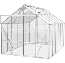 Skleník s otvorenými dverami pre záhradu