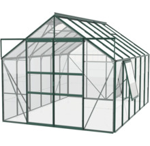 Skleník Vitavia Meridian 2 9900 sklenený 3 mm 257x383 cm zelený