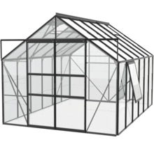 Skleník Vitavia Meridian 2 9900 sklenený 3 mm 257x383 cm čierny