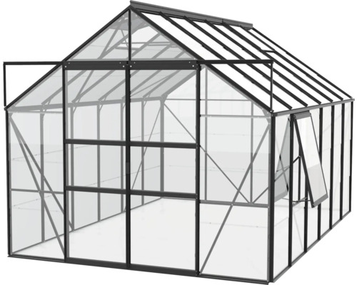 Skleník s rámom a oknami