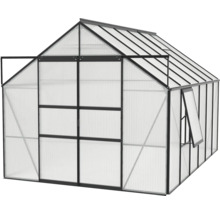 Skleník Vitavia Meridian 2 9900 polykarbonát 6 mm 257x383 cm černý