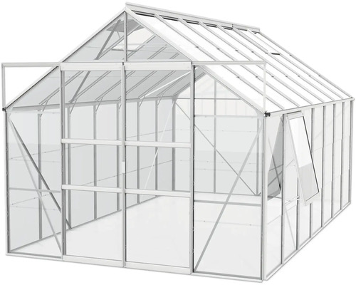 Skleník s hliníkovým rámom a oknami