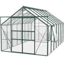 Skleník Vitavia Meridian 2 11500 sklenený 3 mm 257x445 cm zelený